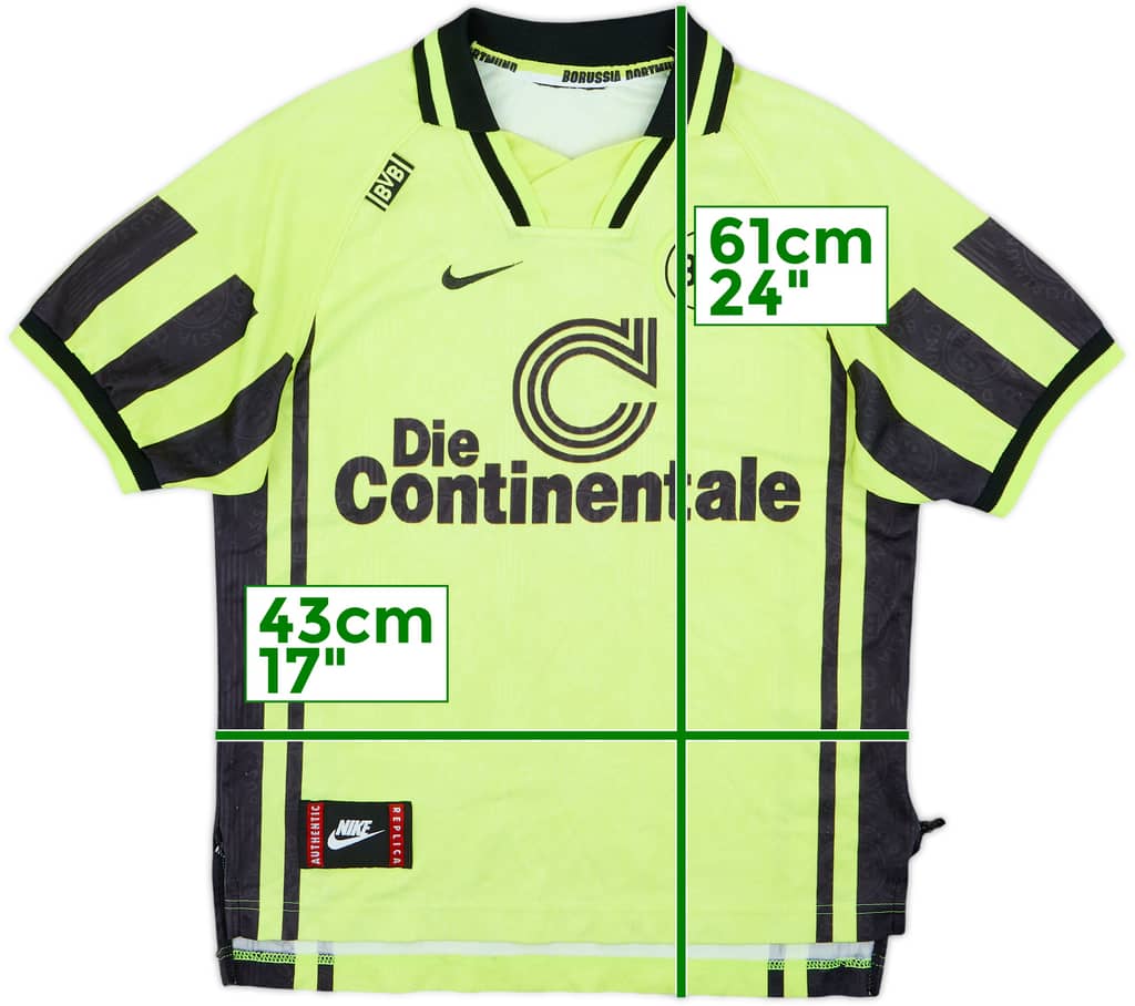 1996-97 Borussia Dortmund Home Shirt - 6/10 - (L.Boys)