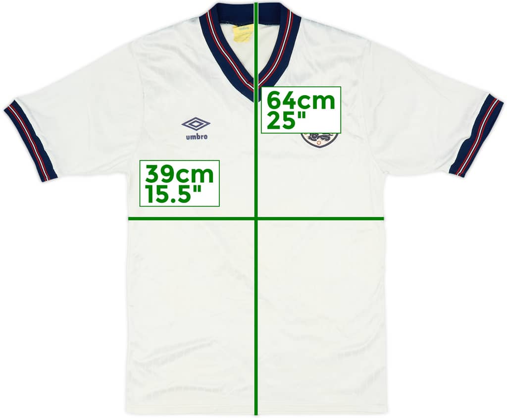 1984-87 England Home Shirt - 6/10 - (M)