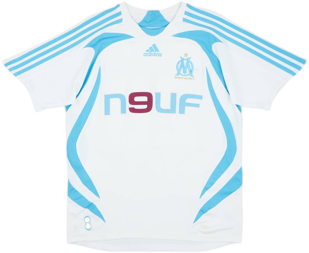 2007-08 Olympique Marseille Home Shirt Valbuena #28 - 6/10 - (L.Boys)