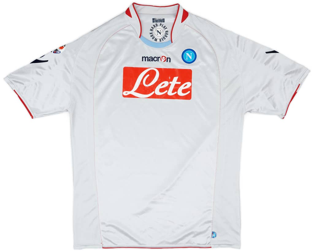 2009-10 Napoli Away Shirt Lavezzi #7 - 5/10 - (XXL)