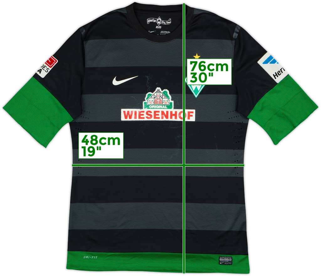 2012-13 Werder Bremen Player Issue Away Shirt - 3/10 - (L)