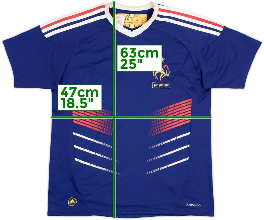 2009-10 France Home Shirt - 6/10 - (L.Boys)