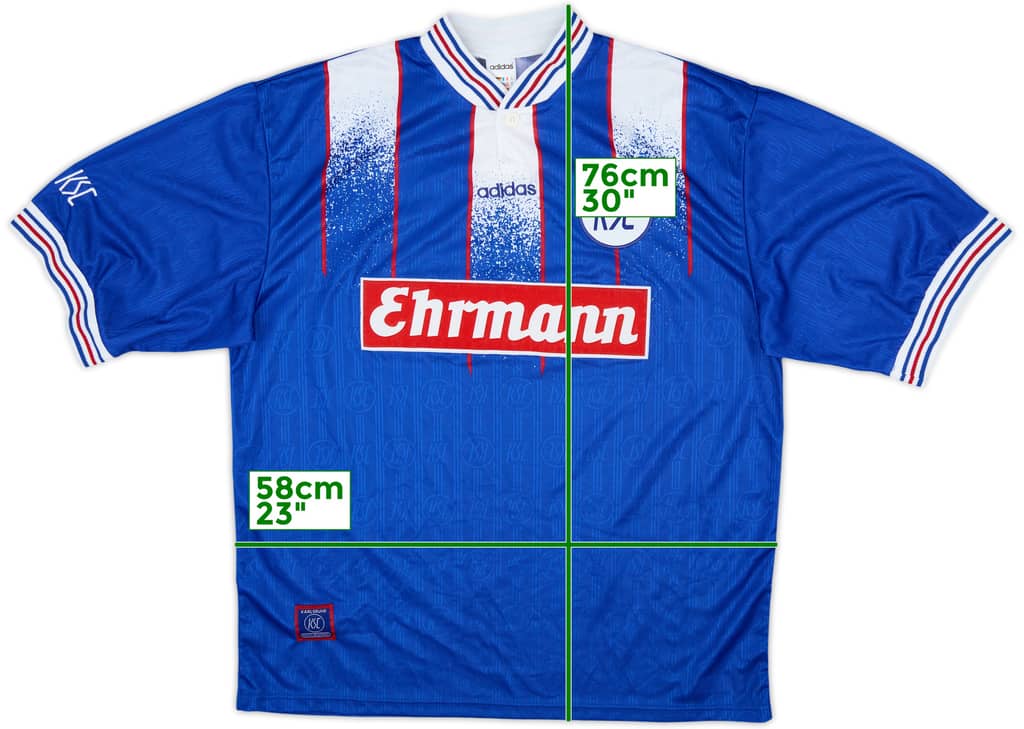 1996-97 Karlsruhe Away Shirt - 9/10 - (XL)