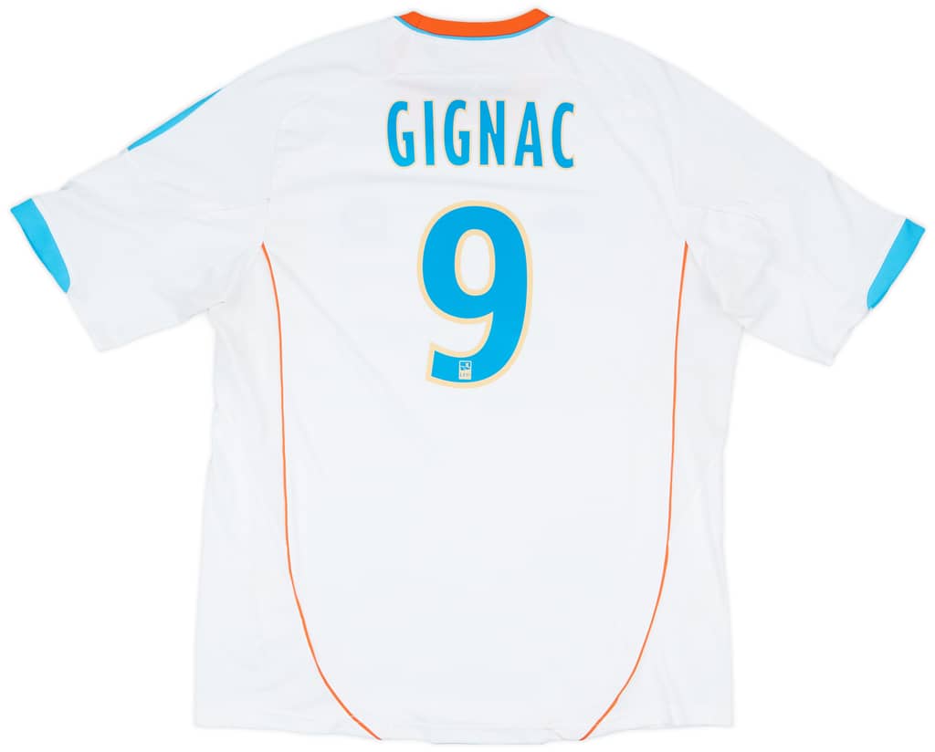 2012-13 Olympique Marseille Home Shirt Gignac #9 - 6/10 - (XL)