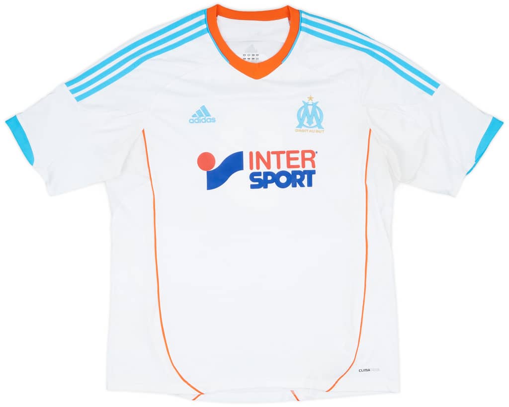 2012-13 Olympique Marseille Home Shirt Gignac #9 - 6/10 - (XL)