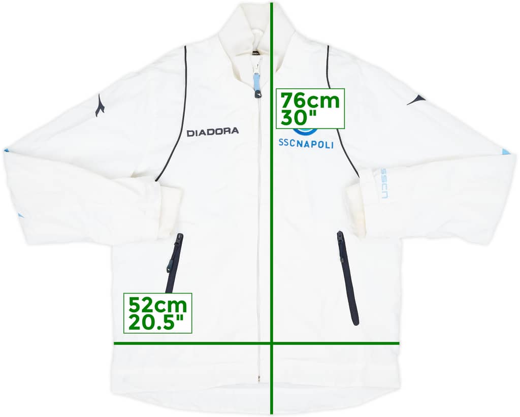 2006-07 Napoli Diadora Track Jacket - 8/10 - (XS)