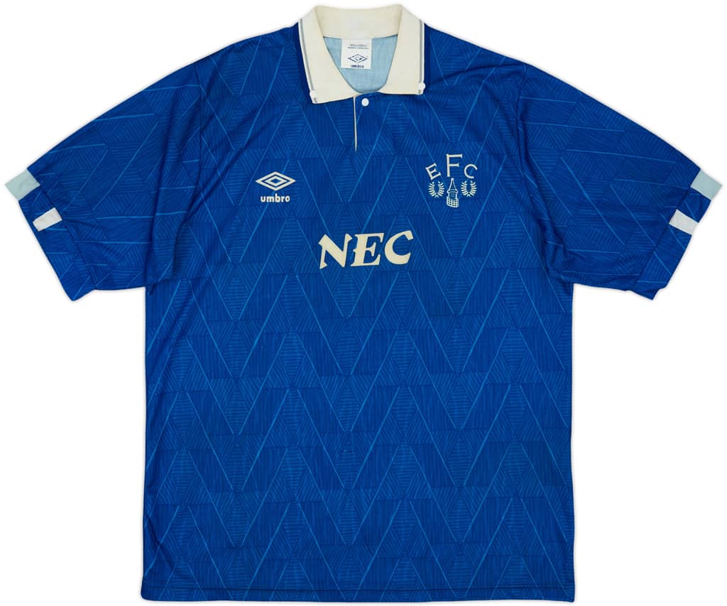 1988-91 Everton Home Shirt - 8/10 - (L)