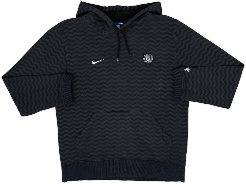 2009-10 Manchester United Nike Hooded Top - 5/10 - (M)
