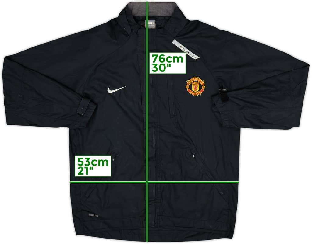 2007-08 Manchester United Nike Rain Jacket - 5/10 - (S)