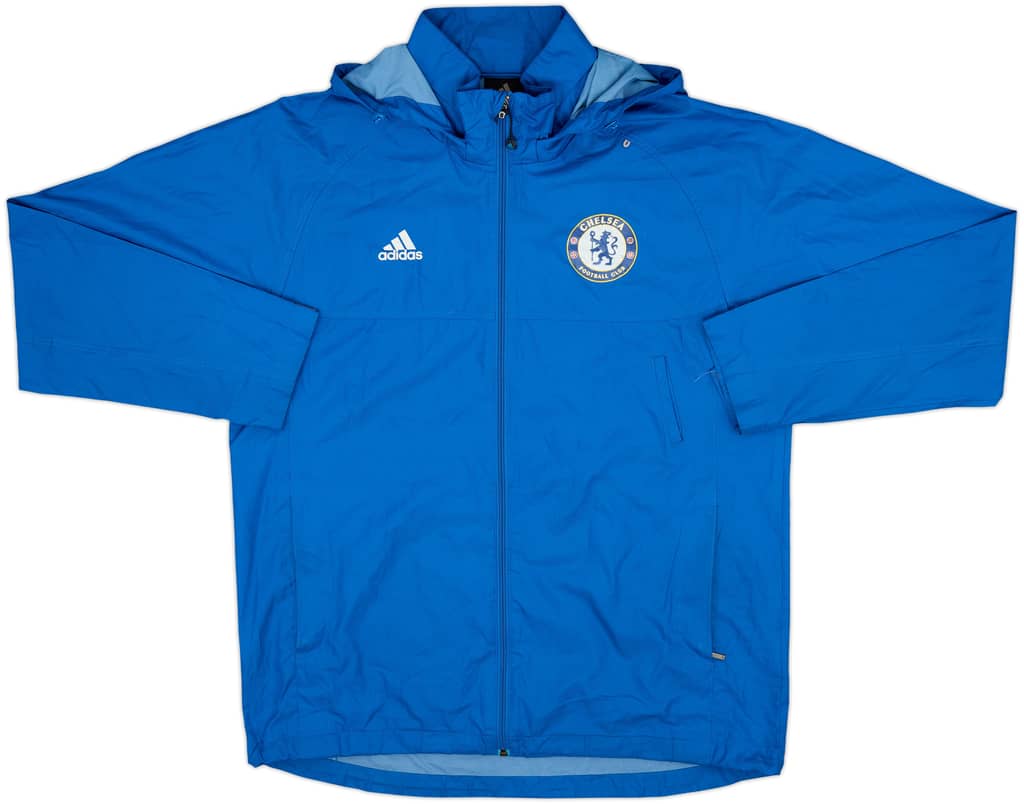 2009-10 Chelsea adidas Hooded Track Jacket - 6/10 - (L)