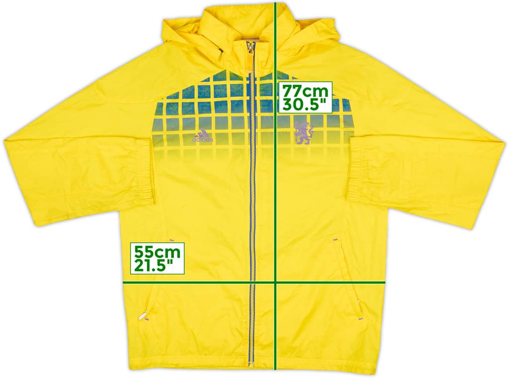 2011-12 Chelsea adidas Hooded Track Jacket - 6/10 - (XL)