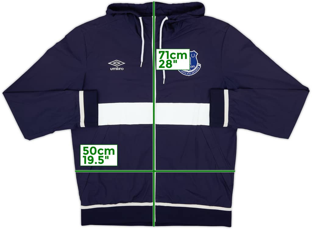2016-17 Everton Umbro Hooded Track Jacket - 6/10 - (M)