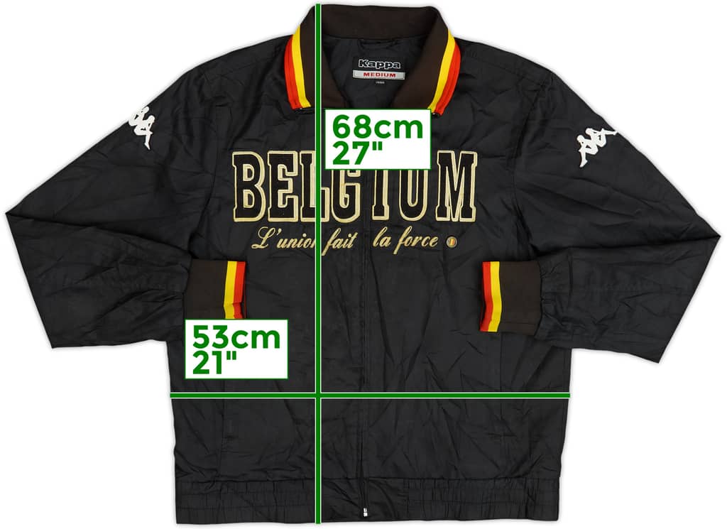 Chaqueta de chándal Kappa de Belgium 2008-09 - 5/10 - (M)