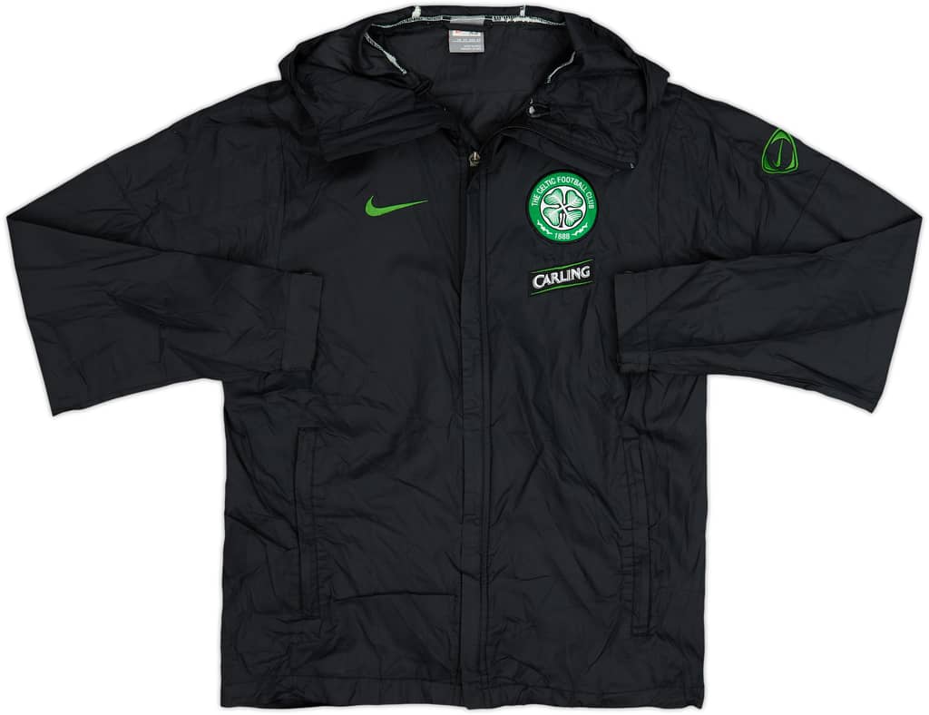 2008-09 Celtic Nike Hooded Track Jacket - 8/10 - (XS)