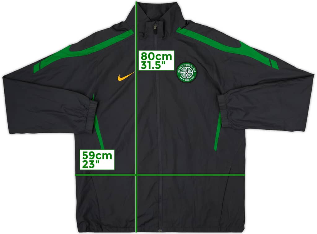 2010-11 Celtic Nike Track Jacket - 8/10 - (L)