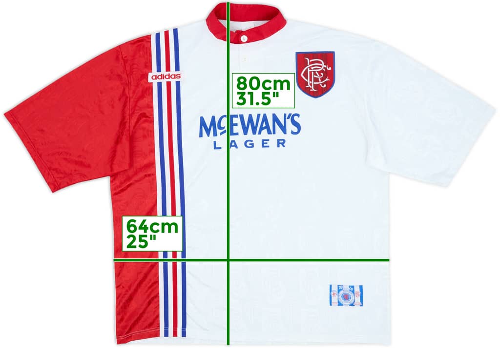 1996-97 Rangers Away Shirt - 9/10 - (XXL)