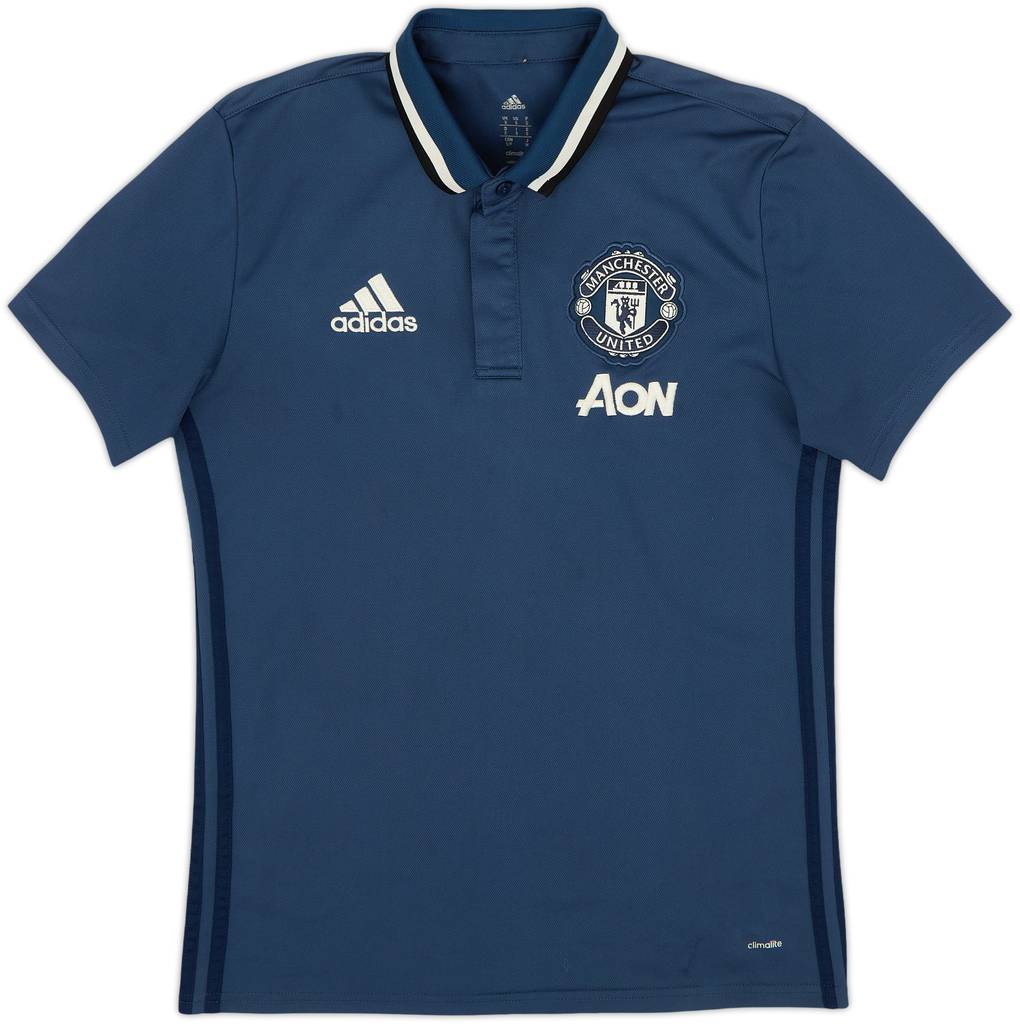 2016-17 Manchester United adidas Polo Shirt - 8/10 - (S)