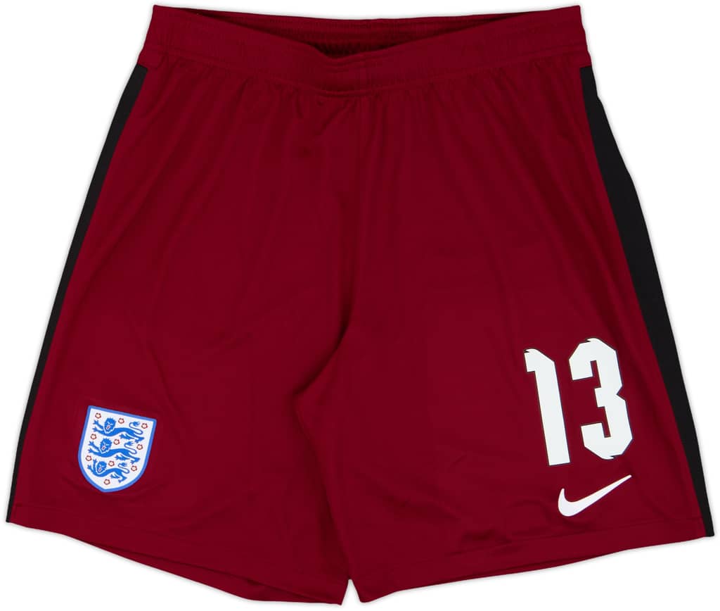2020-21 England Player Issue GK Shorts #13 - 10/10 - (L)
