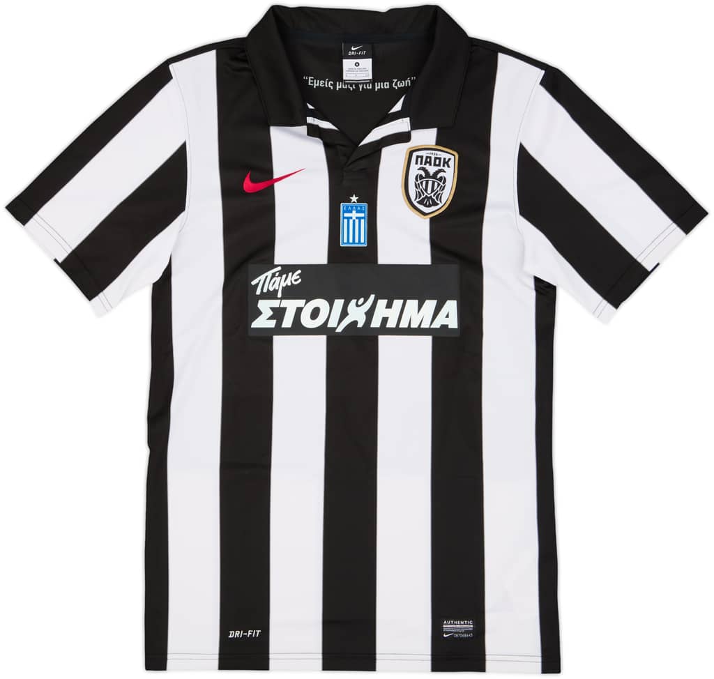 Camiseta de local del PAOK 2013-14 - 9/10 - (S)