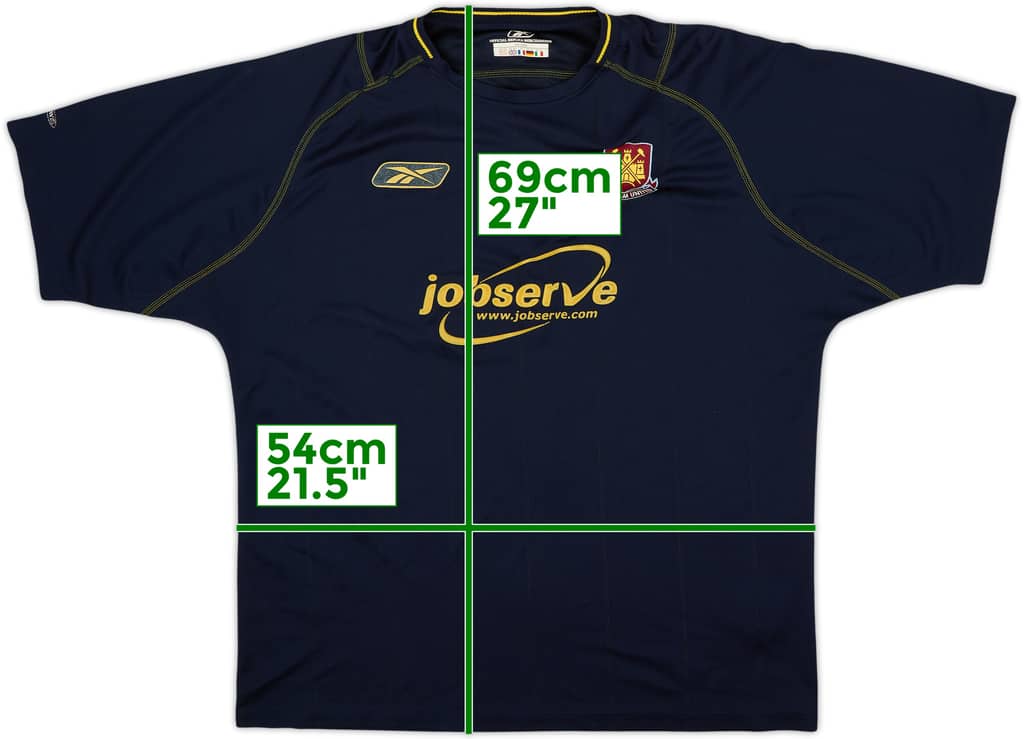 2003-04 West Ham Away Shirt - 8/10 - (L)