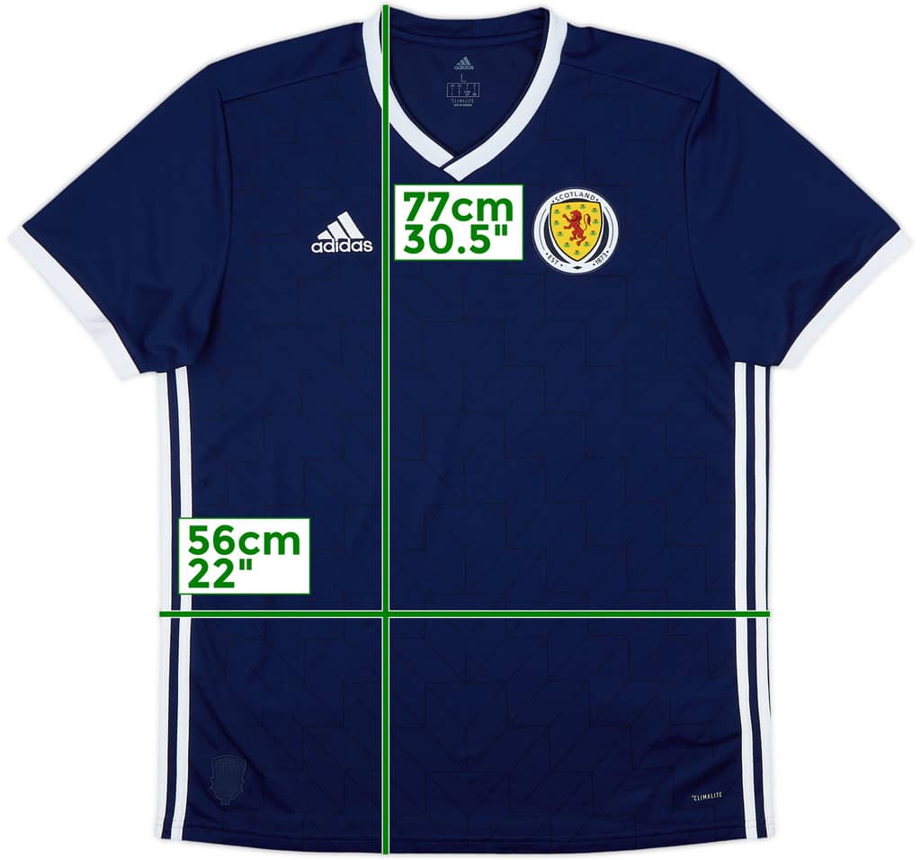 2017-19 Scotland Home Shirt - 8/10 - (L)