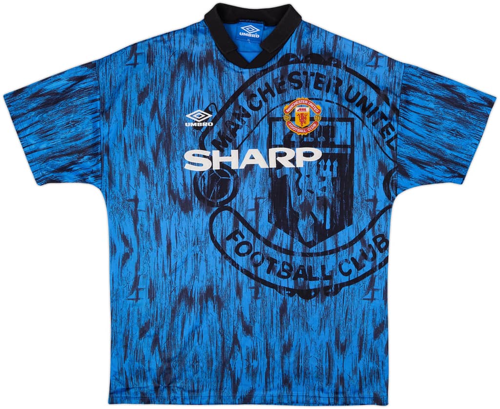 1992-93 Manchester United Camiseta Visitante - 9/10 - (XL)