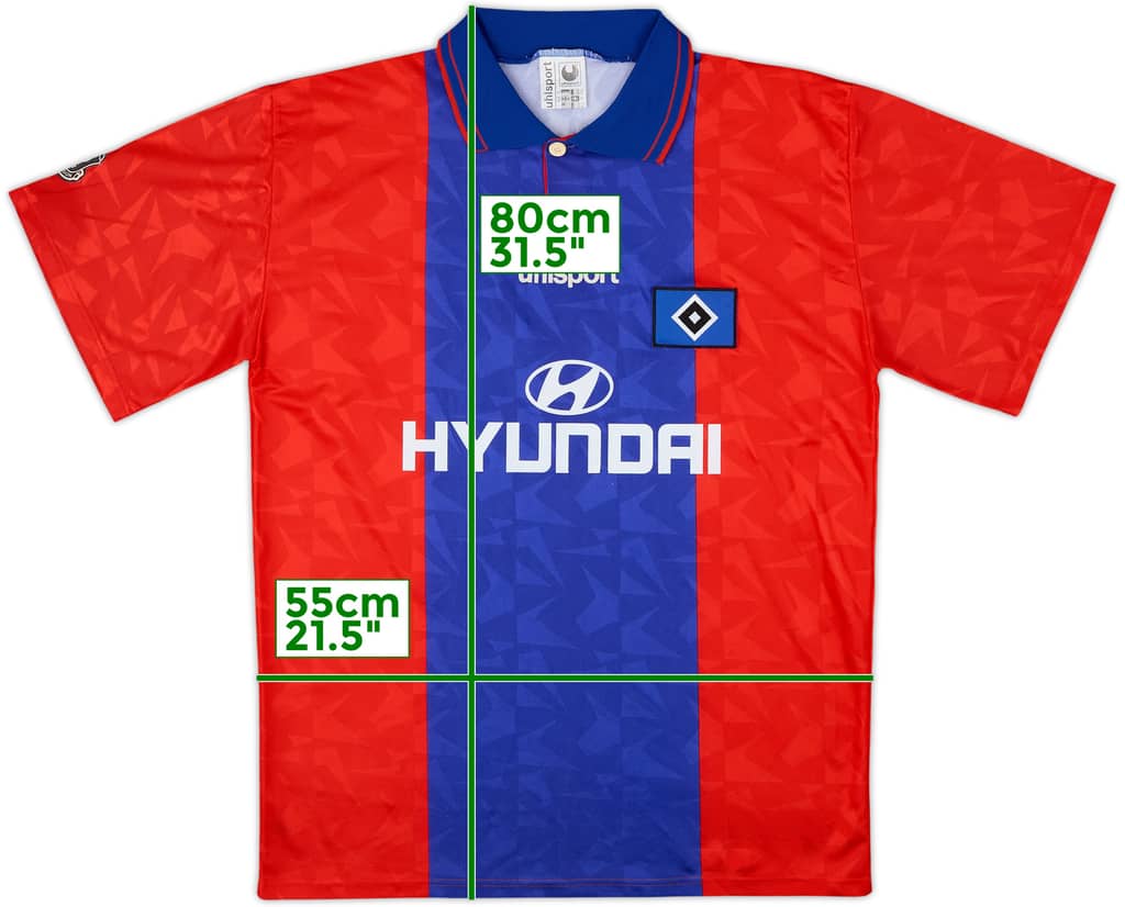 Camiseta de la tercera equipación del Hamburg 1997-98 - 8/10 - (L)