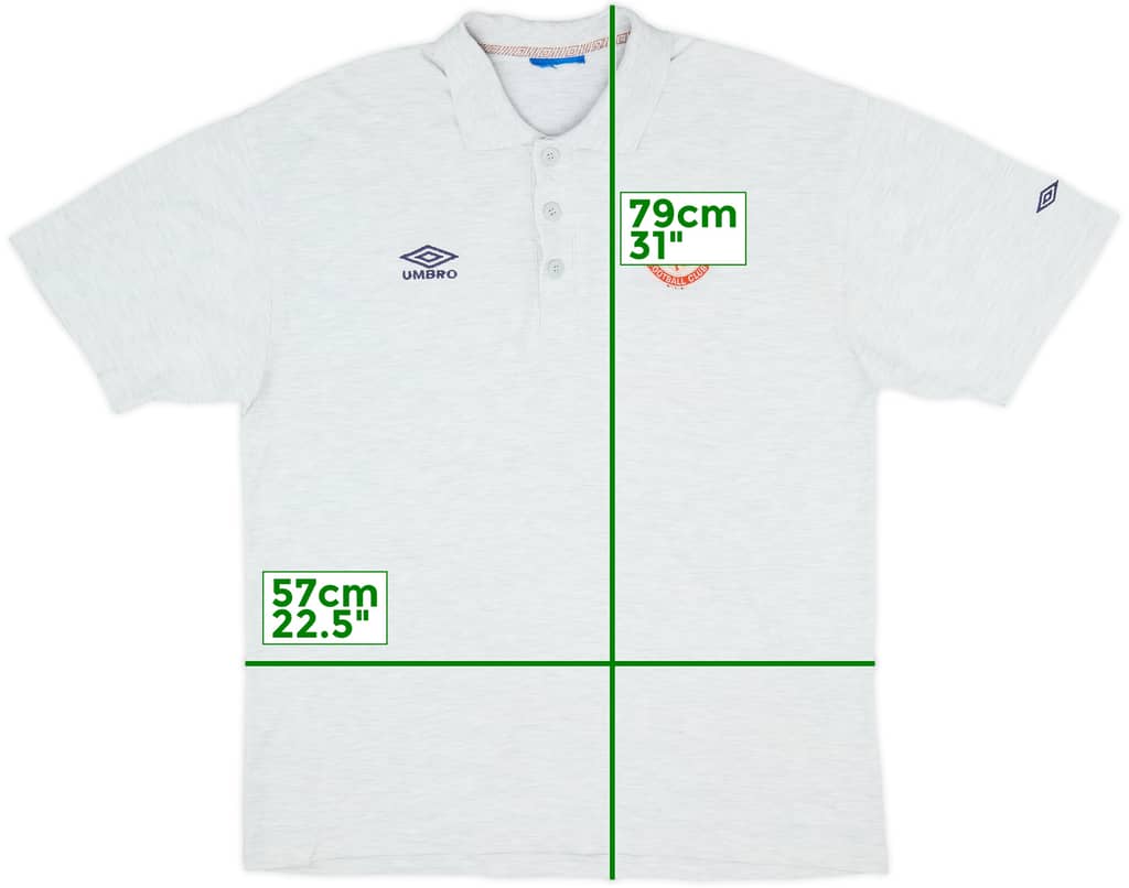 1996-97 Manchester United Umbro Polo Shirt - 8/10 - (XL)