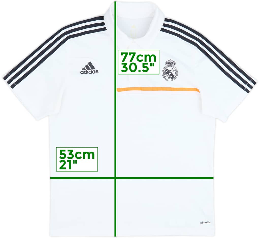 2013-14 Real Madrid adidas Polo Shirt - 8/10 - (L)