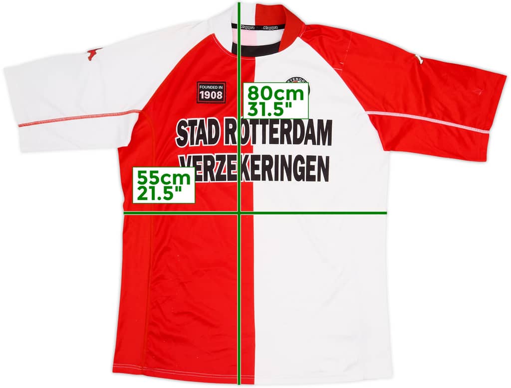 2002-03 Feyenoord Home Shirt - 6/10 - (XL)