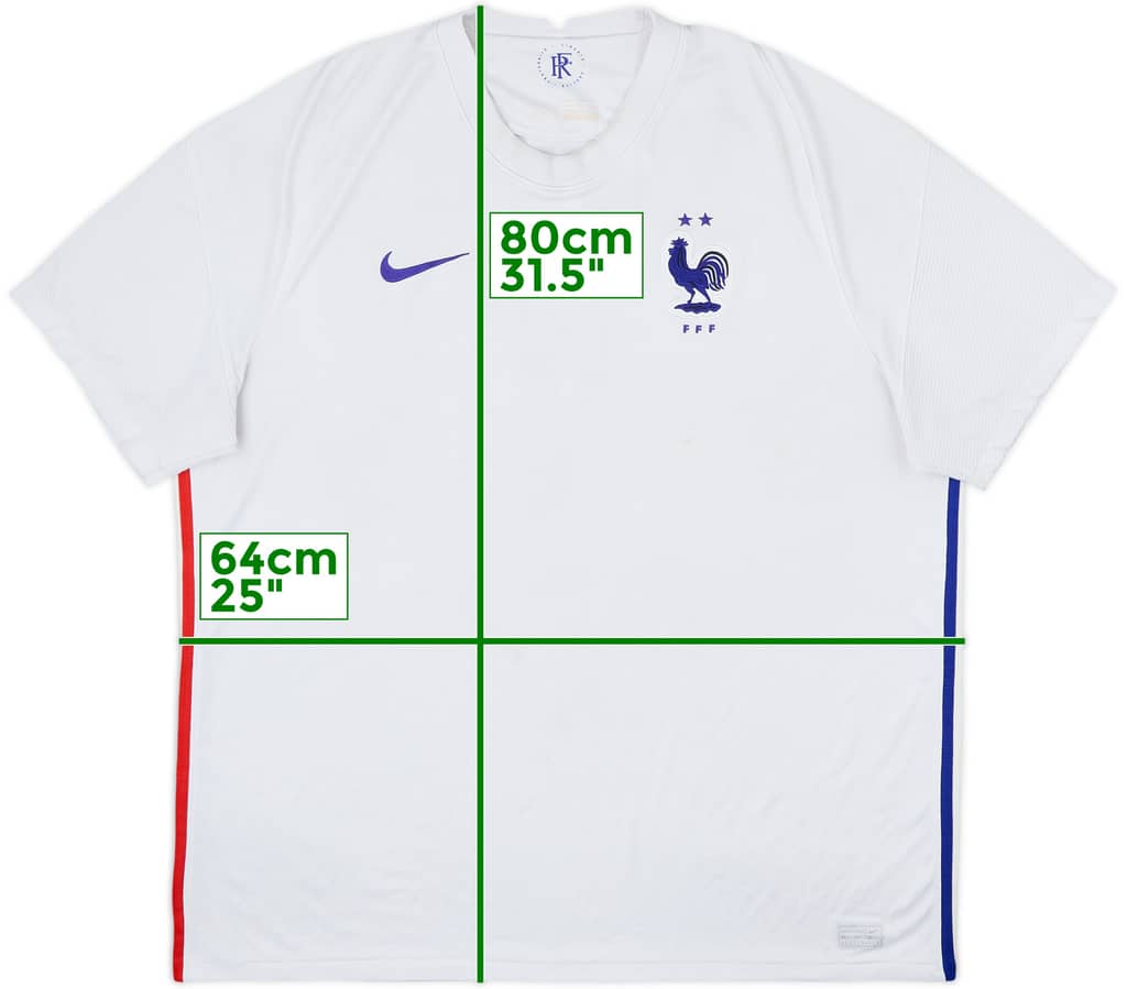 Camiseta de visitante de Francia 2020-21 - 4/10 - (XXL)