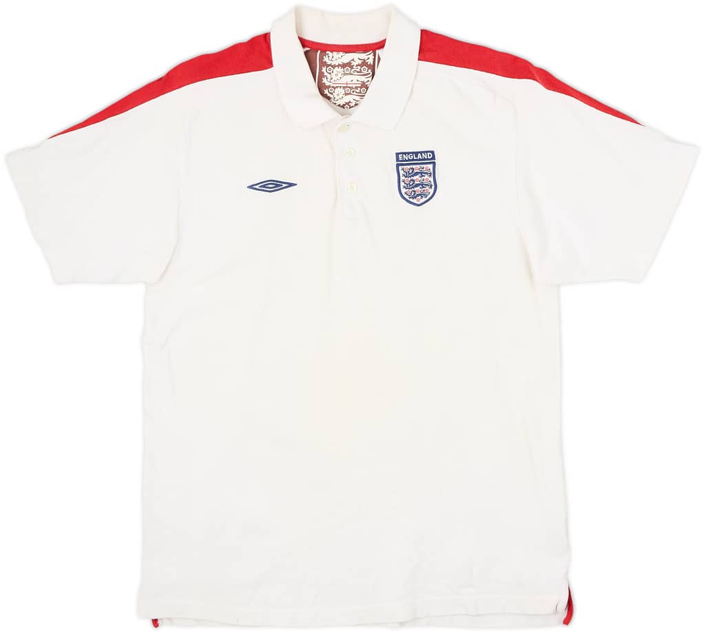 2006-08 England Umbro Polo Shirt - 6/10 - (L)