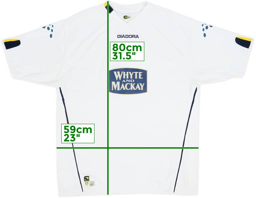 2004-05 Leeds United Camiseta de Local - 7/10 - (XL)