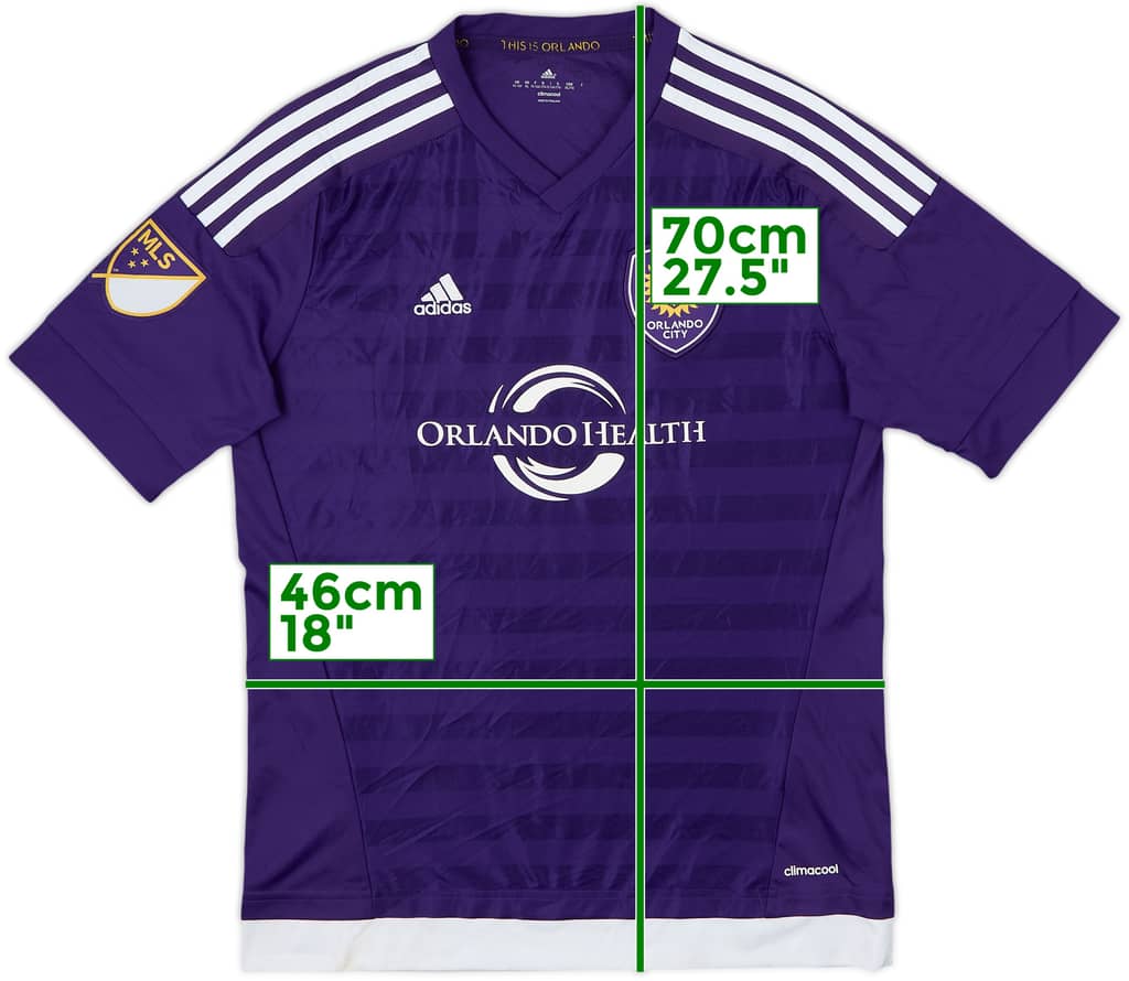 Camiseta de local de Orlando City 2015-16 - 8/10 - (XL.Niños)