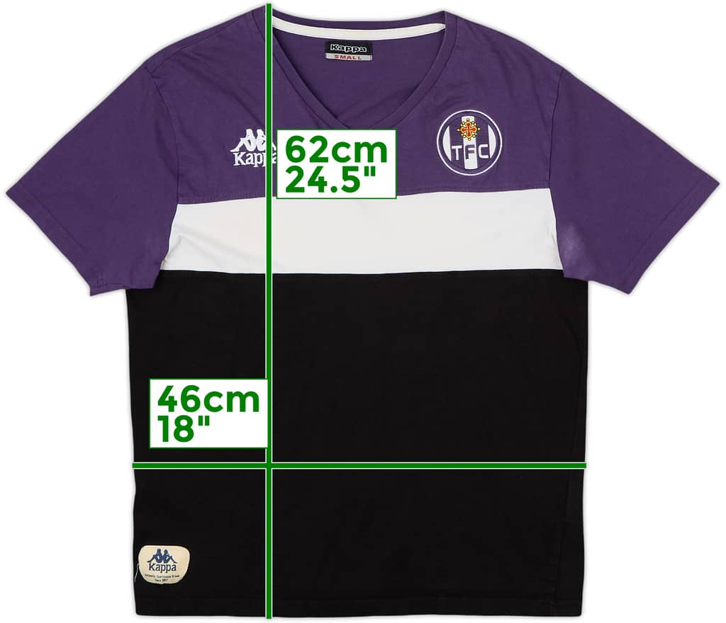 2014-15 Toulouse Kappa Camiseta de algodón - 8/10 - (S)
