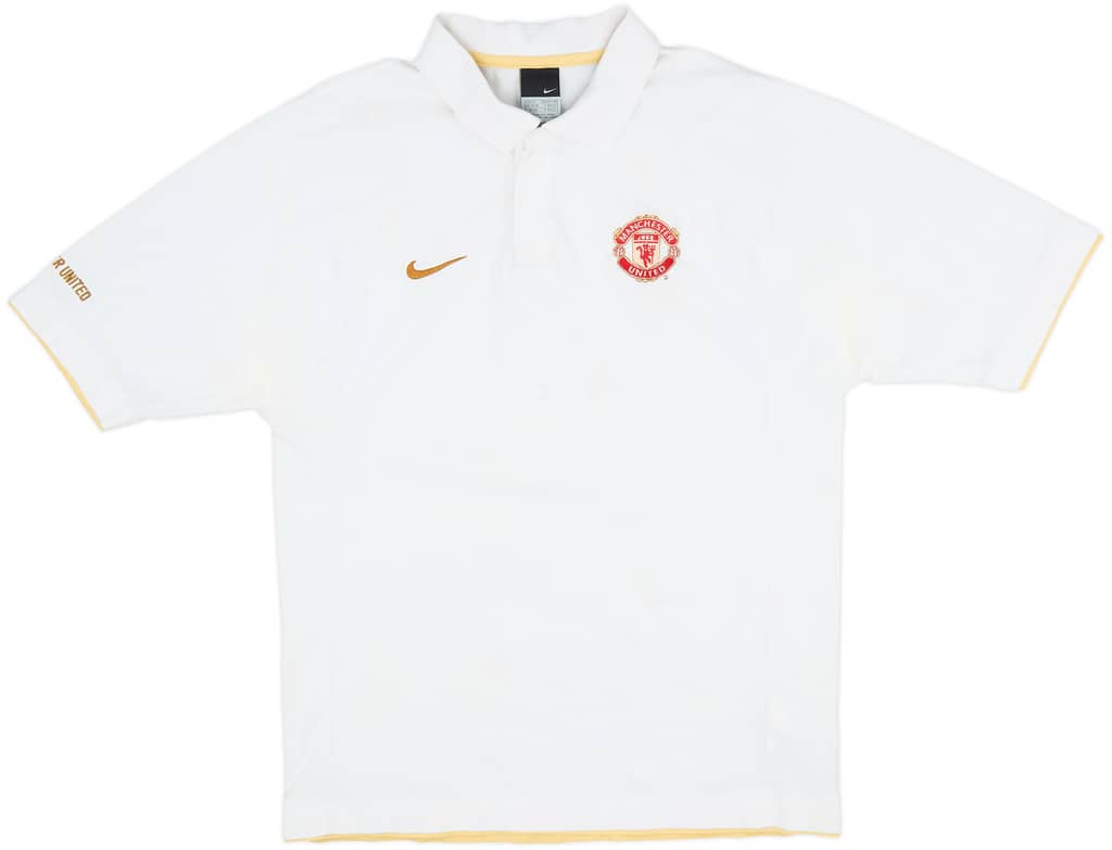 2006-07 Manchester United Nike Polo Shirt - 8/10 - (M)