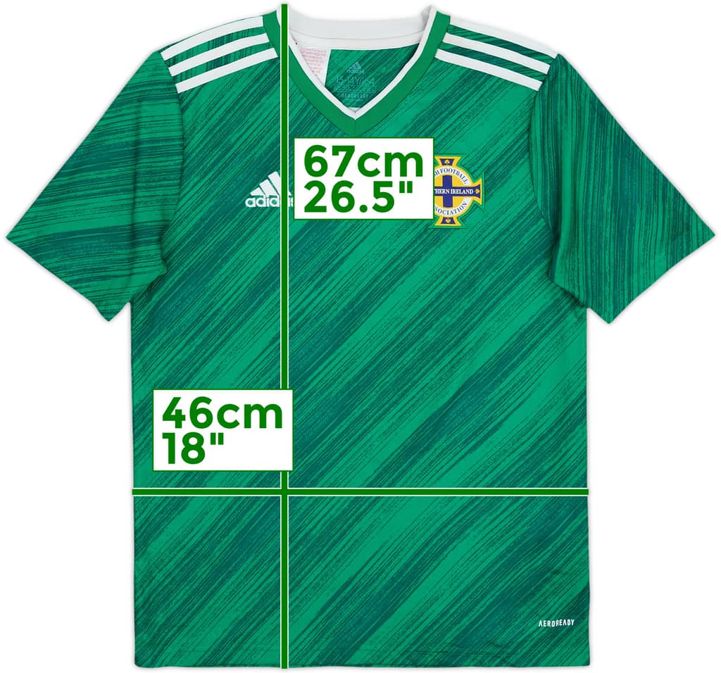 2020-22 Northern Ireland Home Shirt - 9/10 - (L.Boys)
