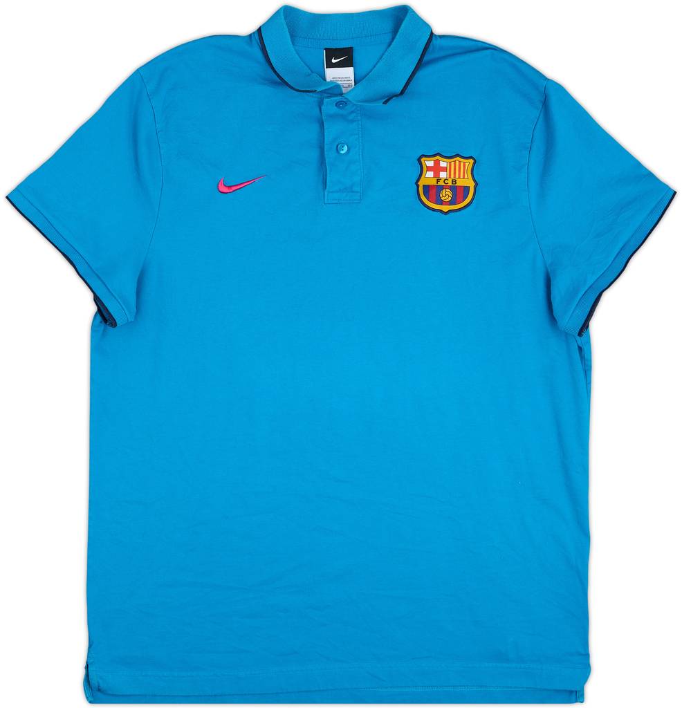 2010-11 Barcelona Nike Polo Shirt - 8/10 - (XXL)