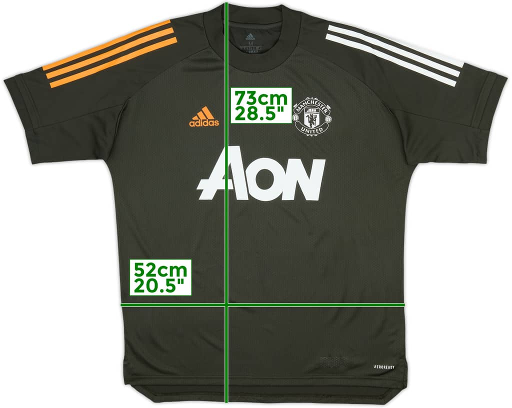 2020-21 Manchester United adidas Training Shirt - 6/10 - (M)