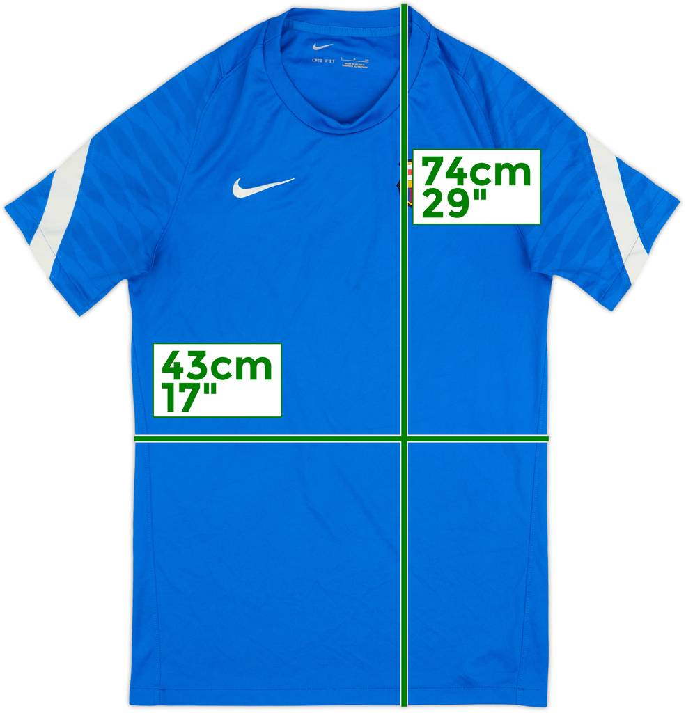 2021-22 Barcelona Nike Training Shirt - 8/10 - (S)