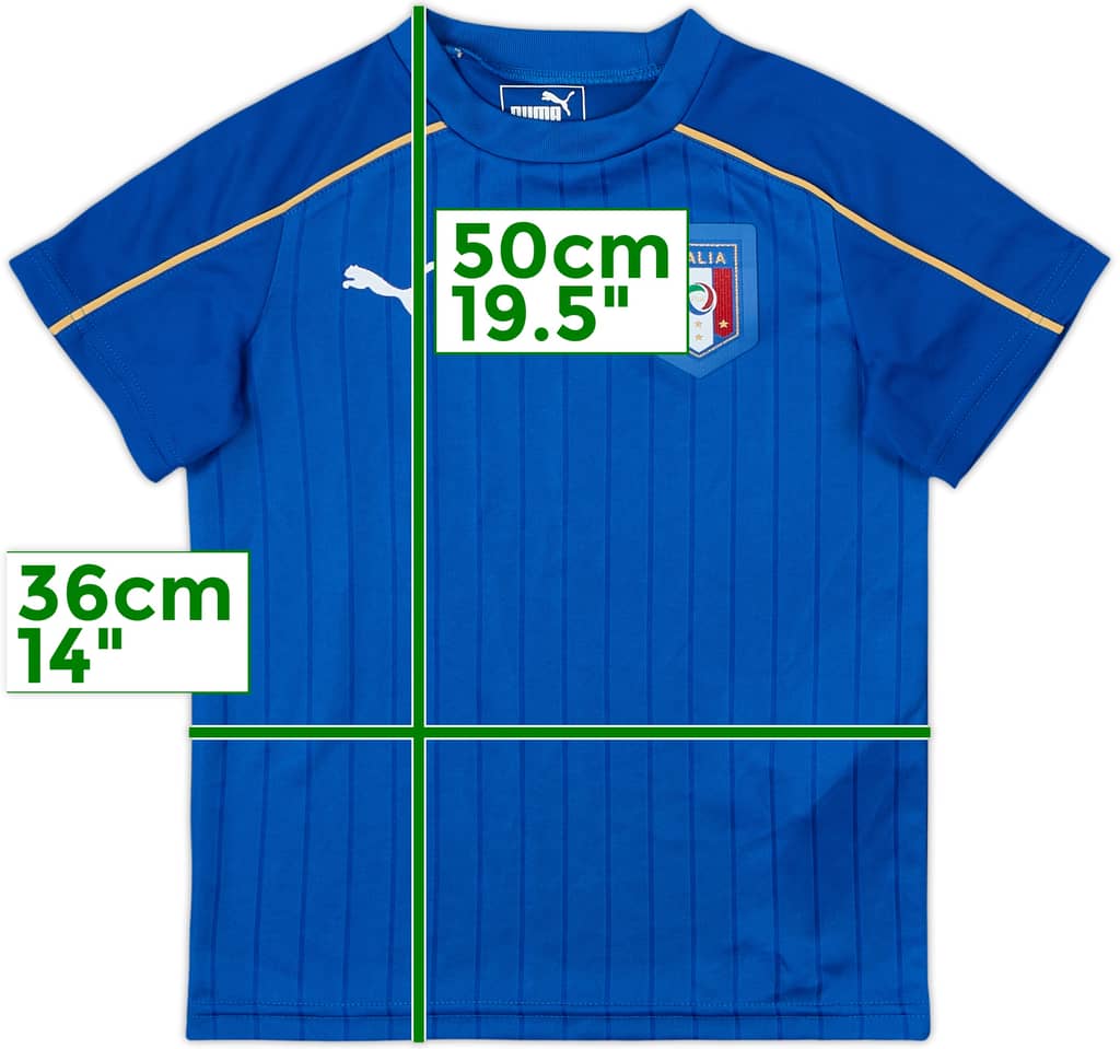 Camiseta de local de Italia 2016-17 - 9/10 - (5-6 Años)