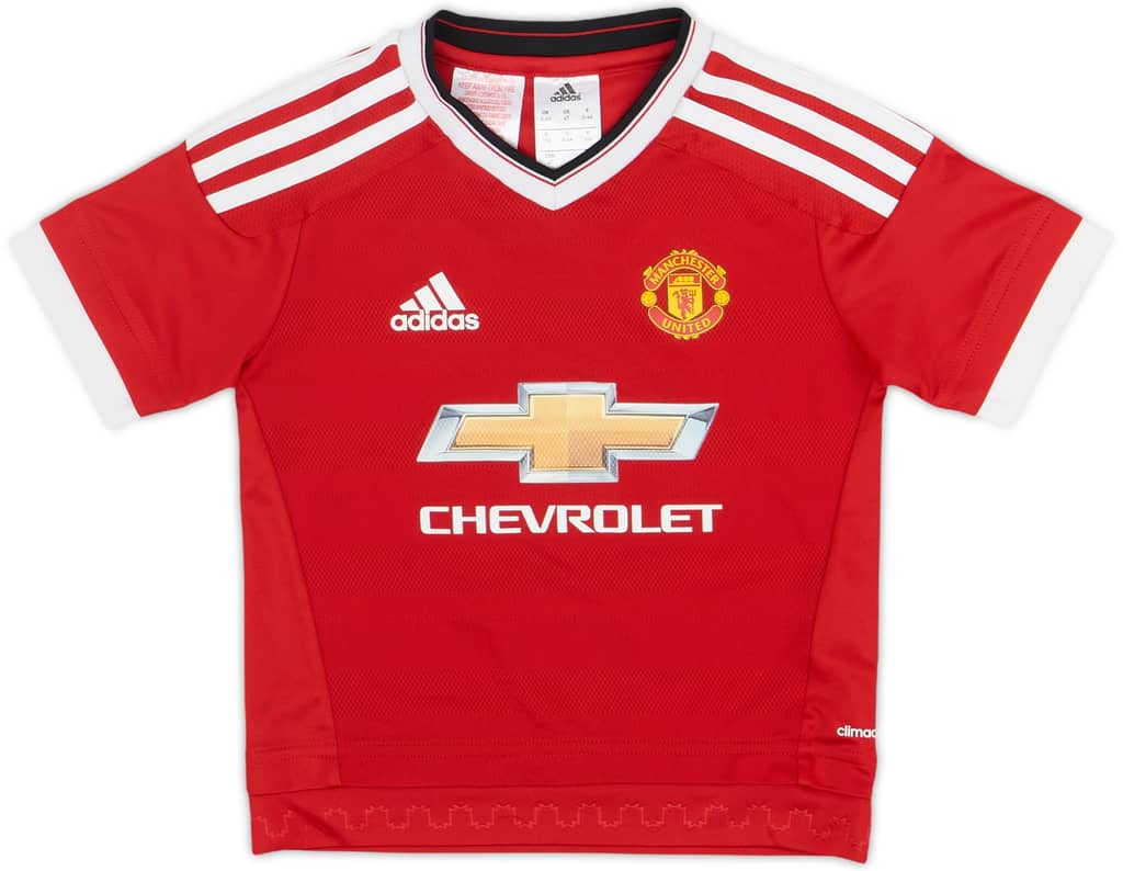 2015-16 Manchester United Home Shirt - 9/10 - (3-4 Years)