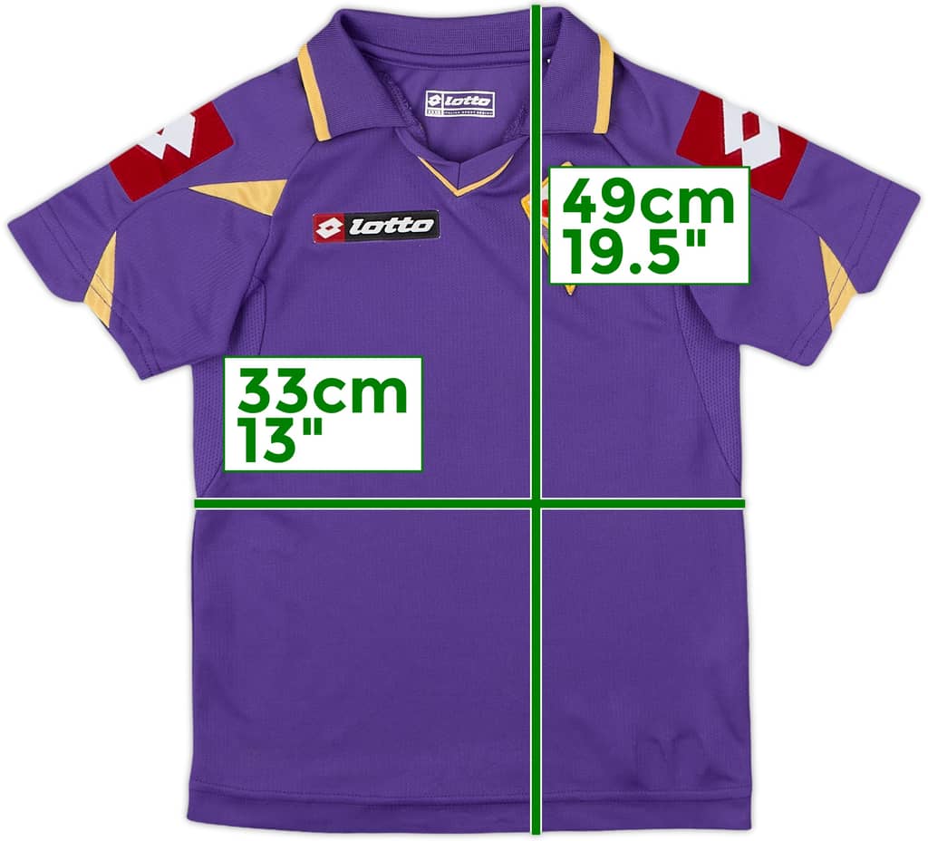 2010-11 Fiorentina Home Shirt - 8/10 - (3-4 Years)