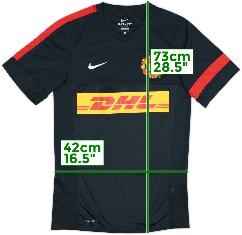 2012-13 Manchester United Nike Training Shirt - 9/10 - (S)