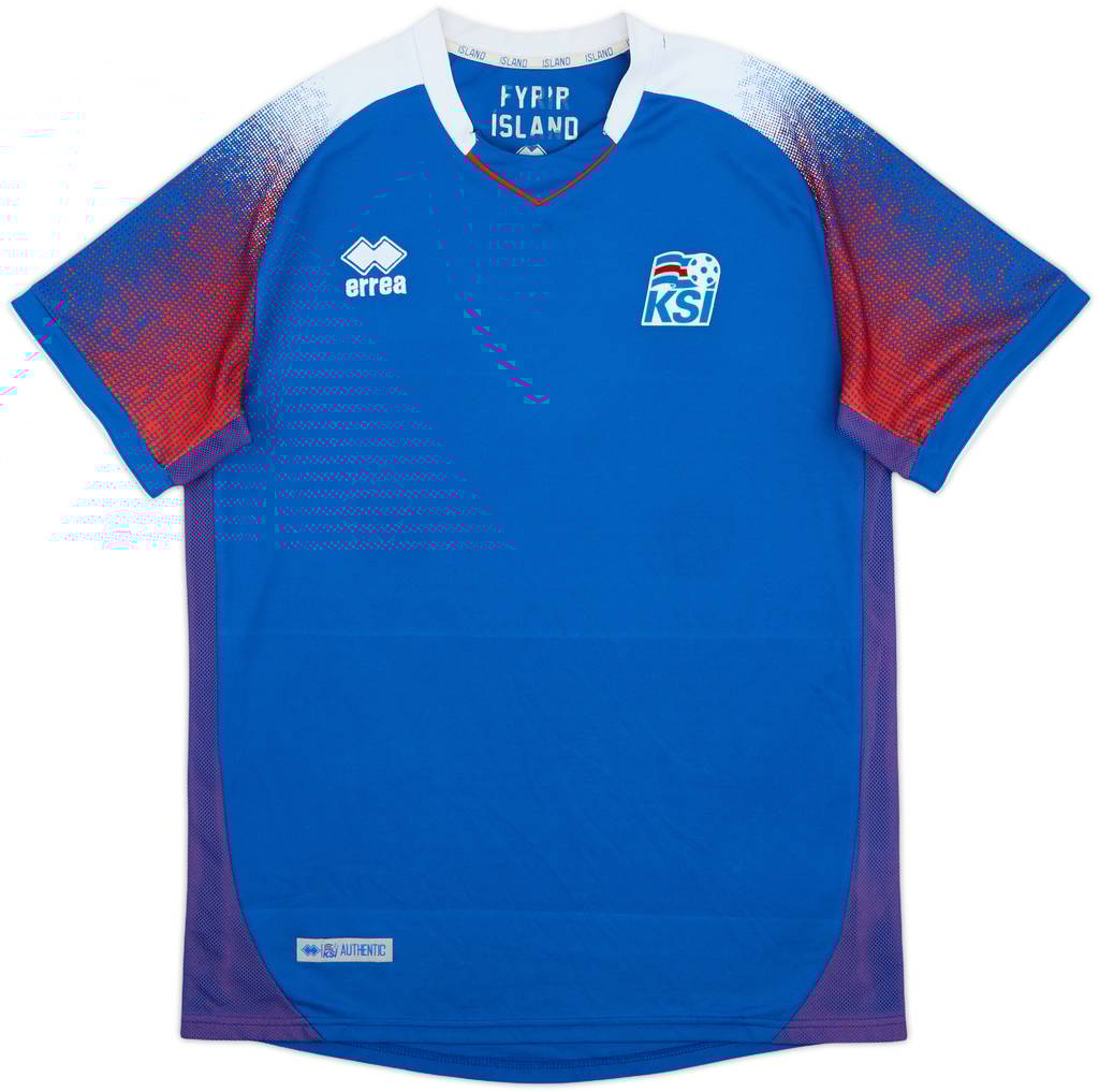 2018-19 Islandia Camiseta Local - 8/10 - (L)