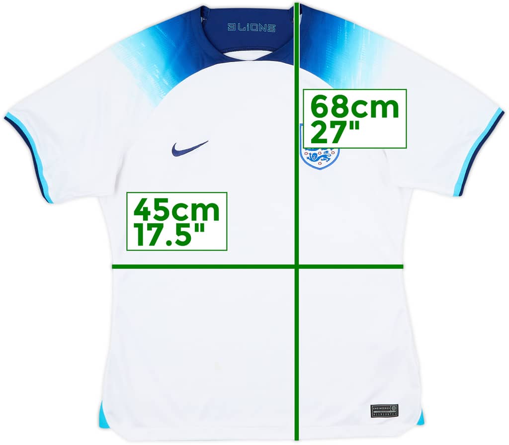 2022-23 England Home Shirt - 6/10 - (Women's L)