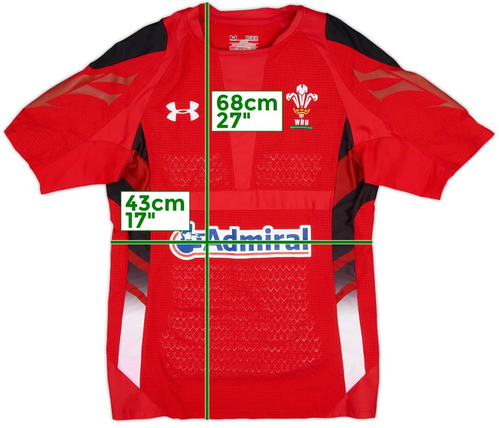 2013-14 Wales Rugby Home Shirt - 9/10 - (M)