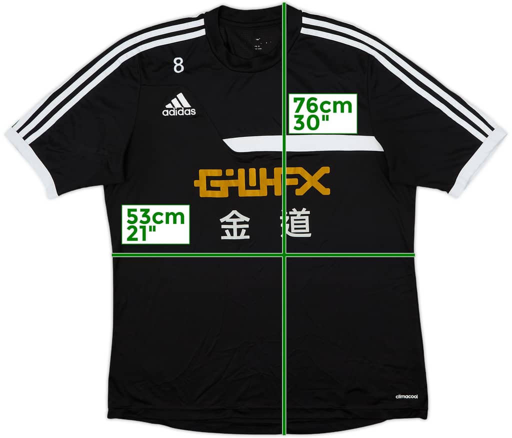 2013-14 Swansea City Player Issue adidas Training Shirt #8 (Shelvey) - 6/10 - (L)