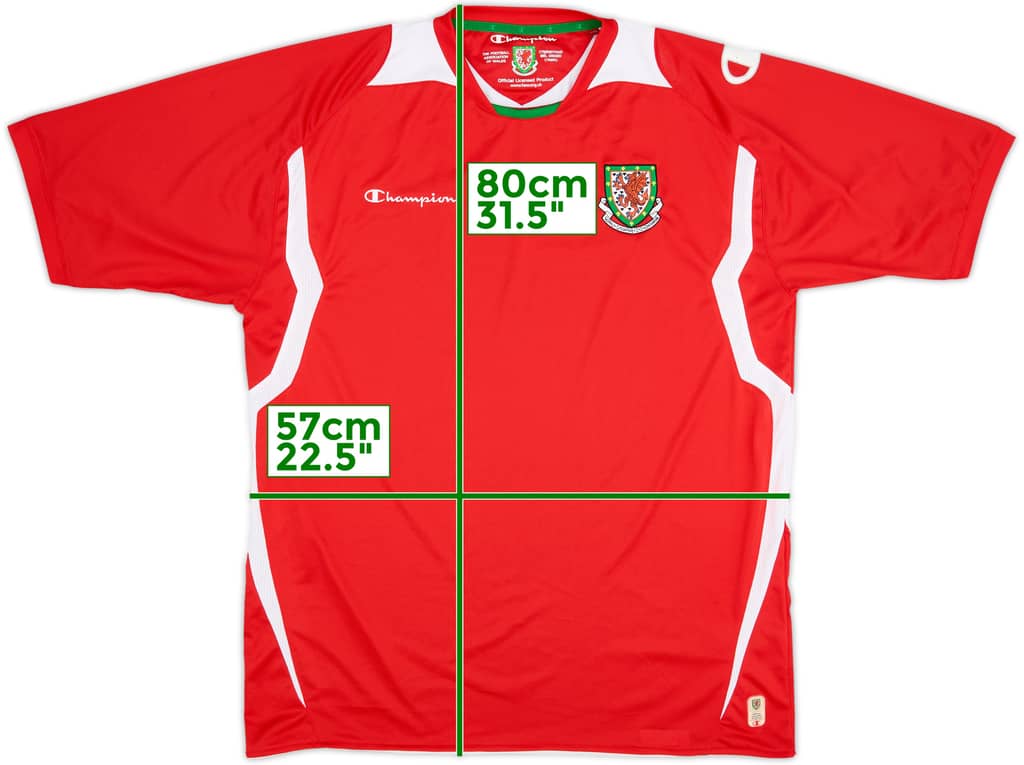 2008-10 Wales Home Shirt - 9/10 - (XXL)