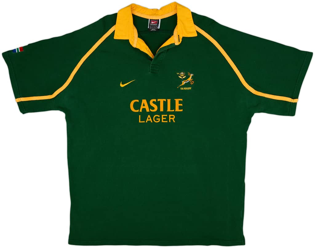 2001-02 South Africa Rugby Home Shirt - 8/10 - (XXL)